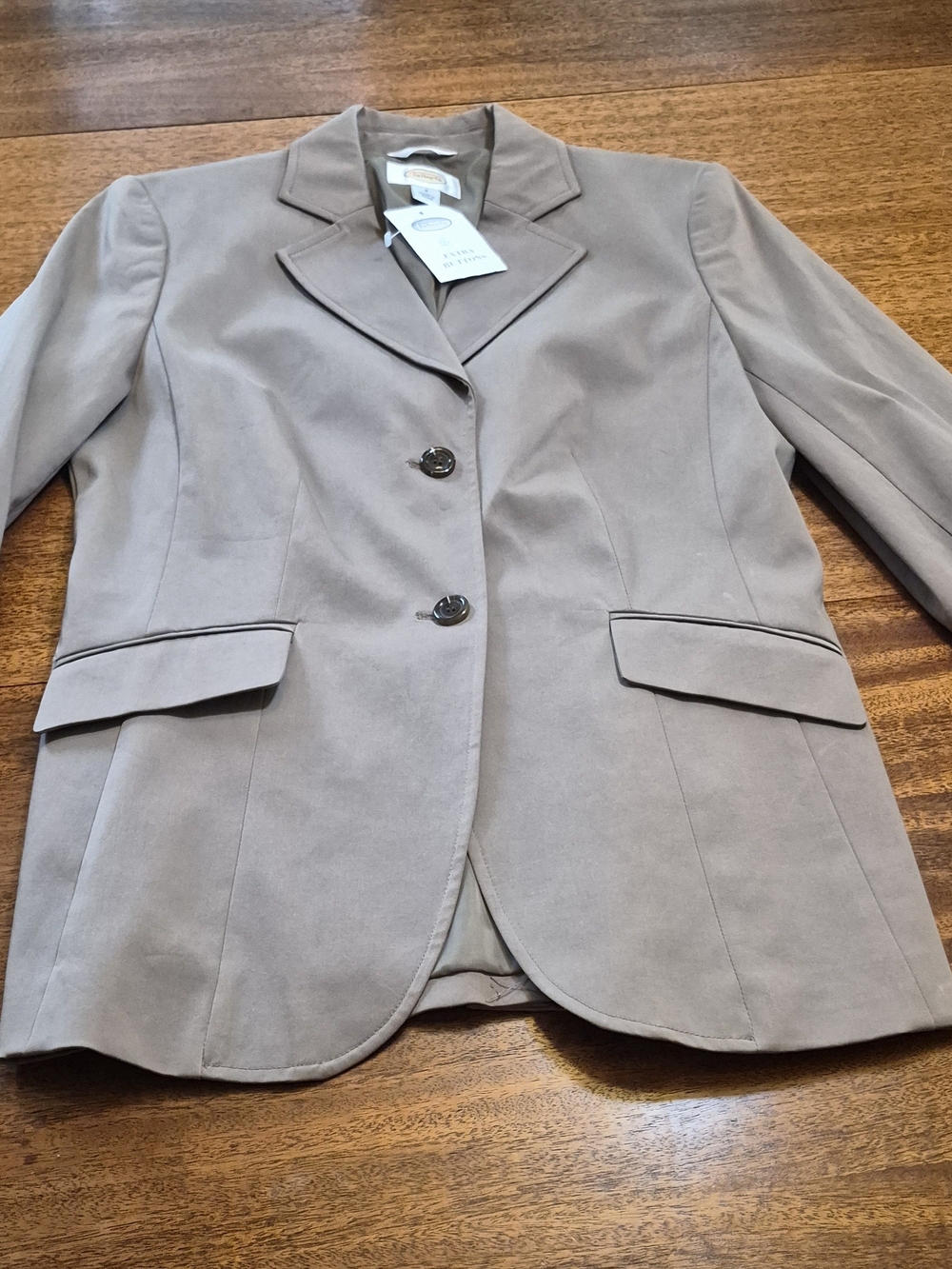 Talbots Taupe Single-Breasted Women's‎ Blazer Size 4